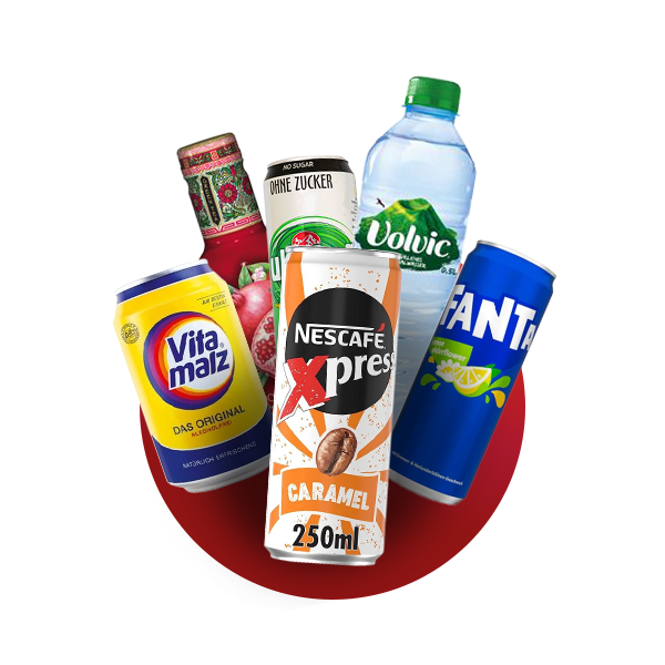 Internationale Drinks & Getränke im B2B-Großhandel: Trendmarken, Klassiker und Exoten für Handel & Gewerbe – große Auswahl, starke Konditionen.