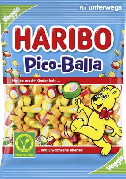 Haribo 85g Pico Balla Veggie
