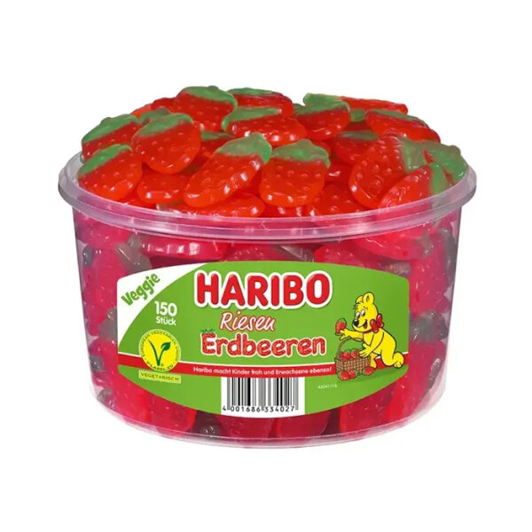 Haribo RD Riesen Erdbeeren 150er Veggie