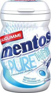 mentos Gum DS Pure Fresh 70g White Sweet Mint