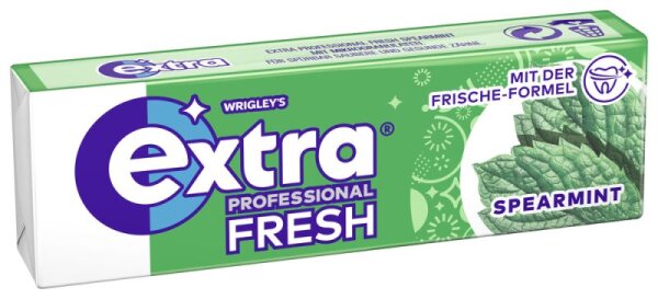 Wr Extra Prof. Single 10er-Pg.Fresh Spearmint