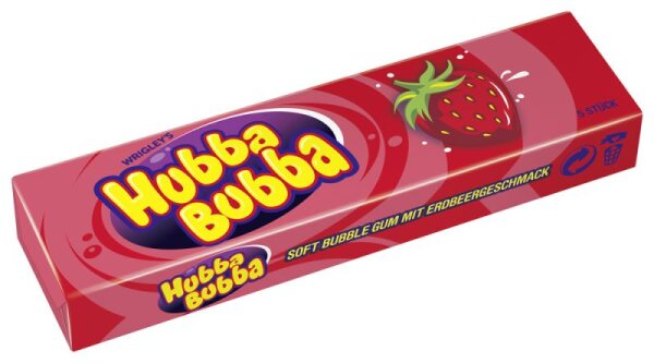 Wr Hubba Bubba Strawberry 35g