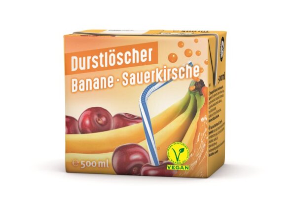 Durstl.Banane-Kirsch Tetra 0,5l