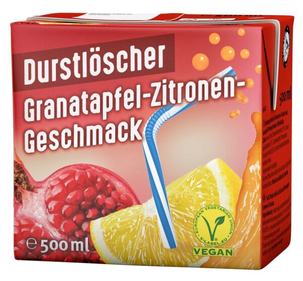 Durstl.Granatapfel-Zitrone Tetra 0,5l