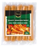 Eksioglu Sosis - Scharfe H&uuml;hnerbratwurst 400g MHD...