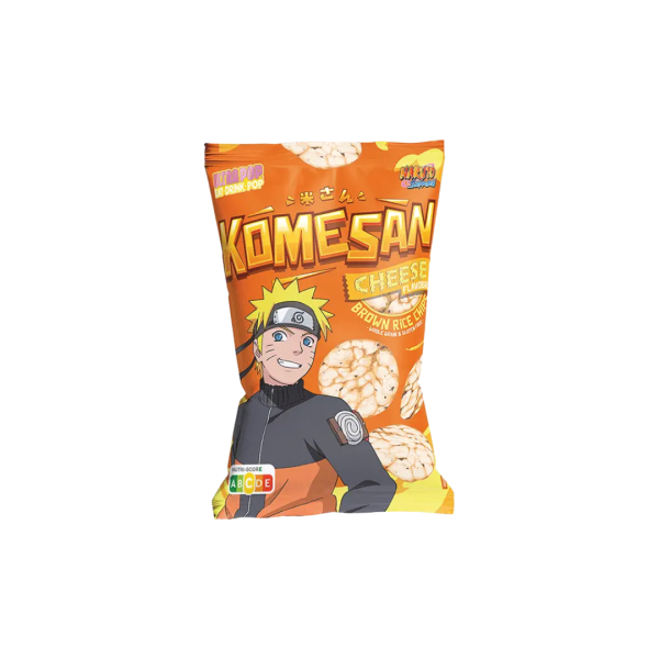 Komesan Rice Chips Naruto Cheese flavour 60g