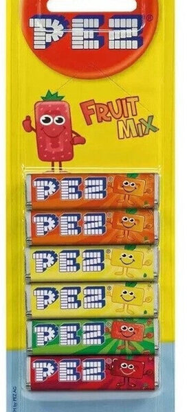 Pez 6er Pack - Verschiedene Fr&uuml;chte 51g