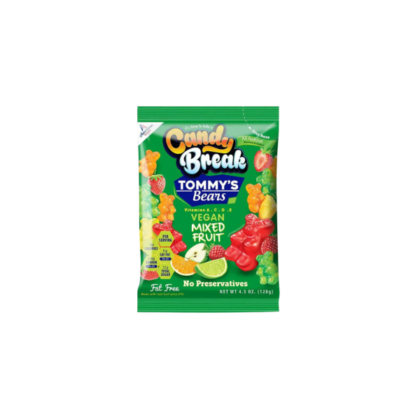 Tommys Bears Mixed Fruit 128g