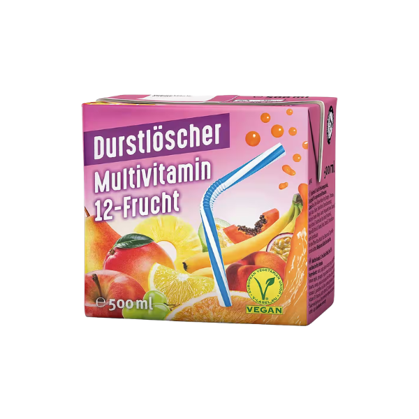 Durstl&ouml;scher Saft Multivitamin 12-Frucht  0,5L