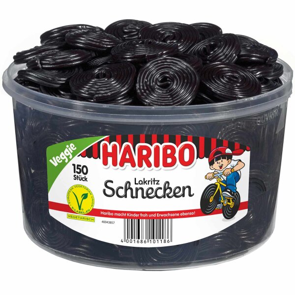 Haribo RD Lakritz Schnecken 150er Veggie