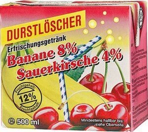 Durstl.Banane-Kirsch Tetra 0,5l
