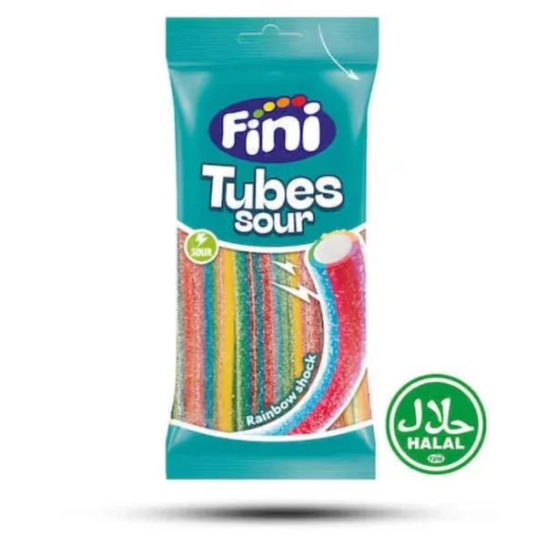Fini Tubes Sour Rainbow Halal 75g