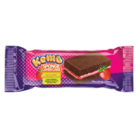 Kemo Sponge Layer Cake - Strawberry Creme 35g